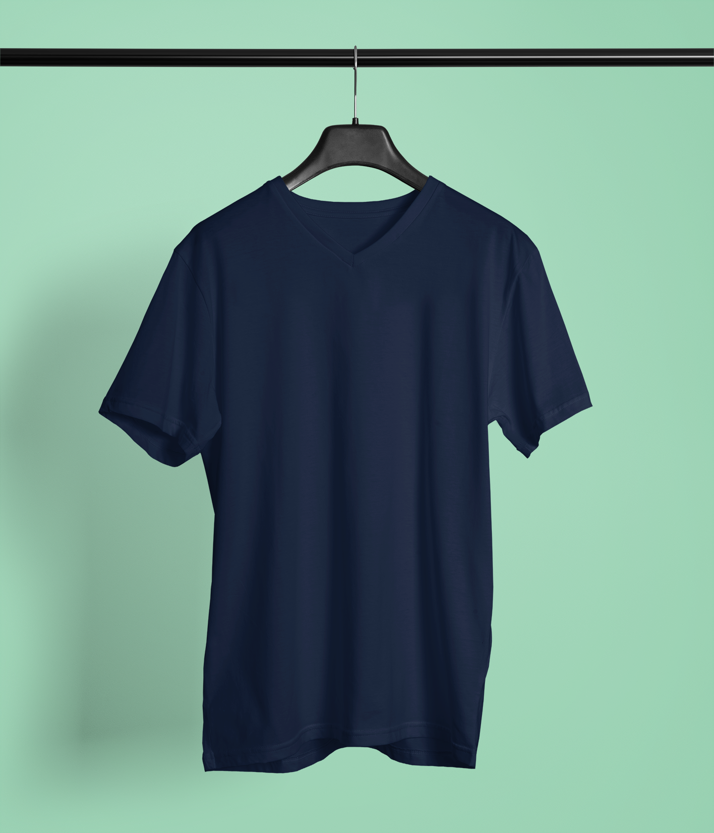 Navy Blue VNeck T-Shirt