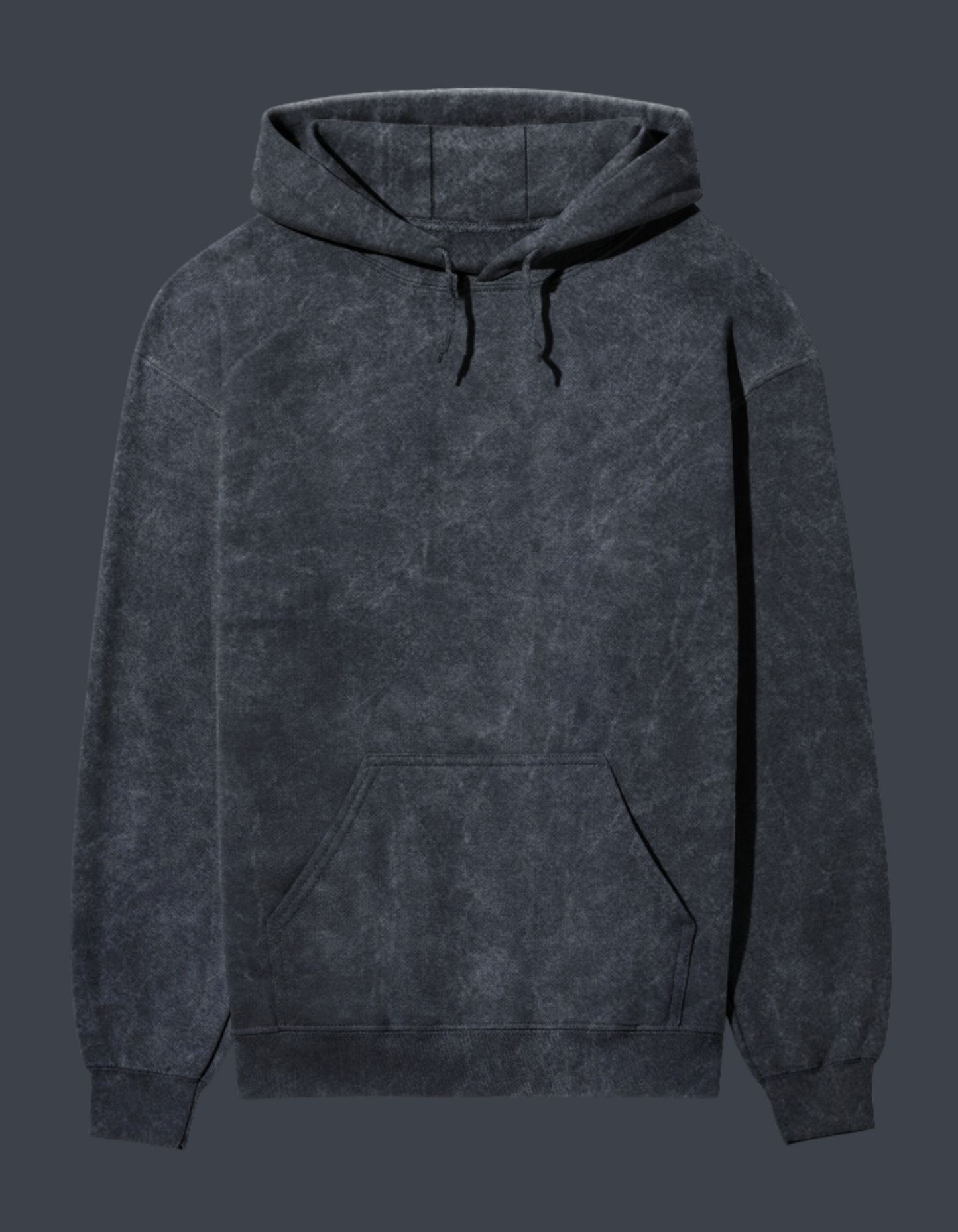 Navy blue Acid Wash Hoodie