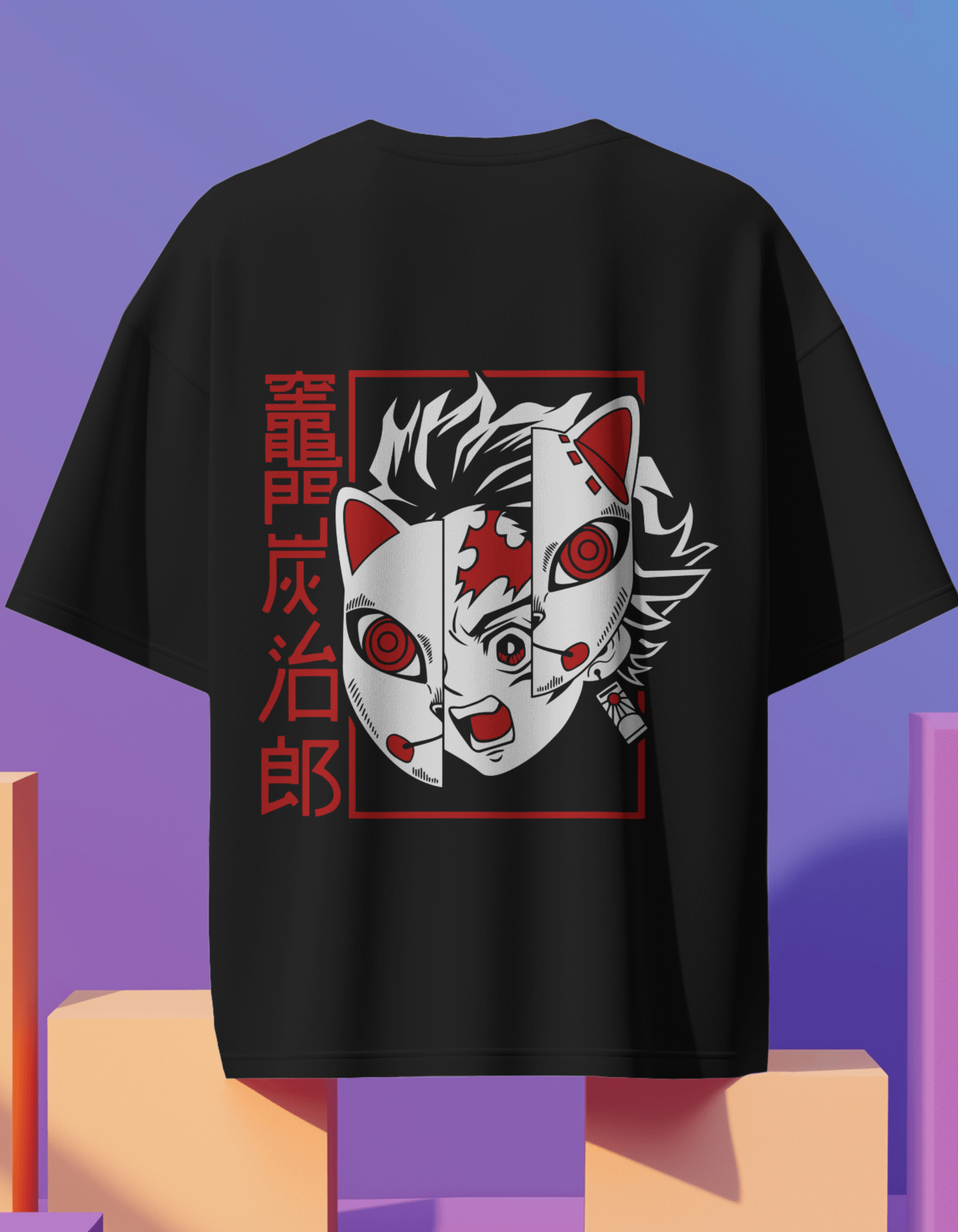 Anime Back Printed Oversized Tees Vol 2