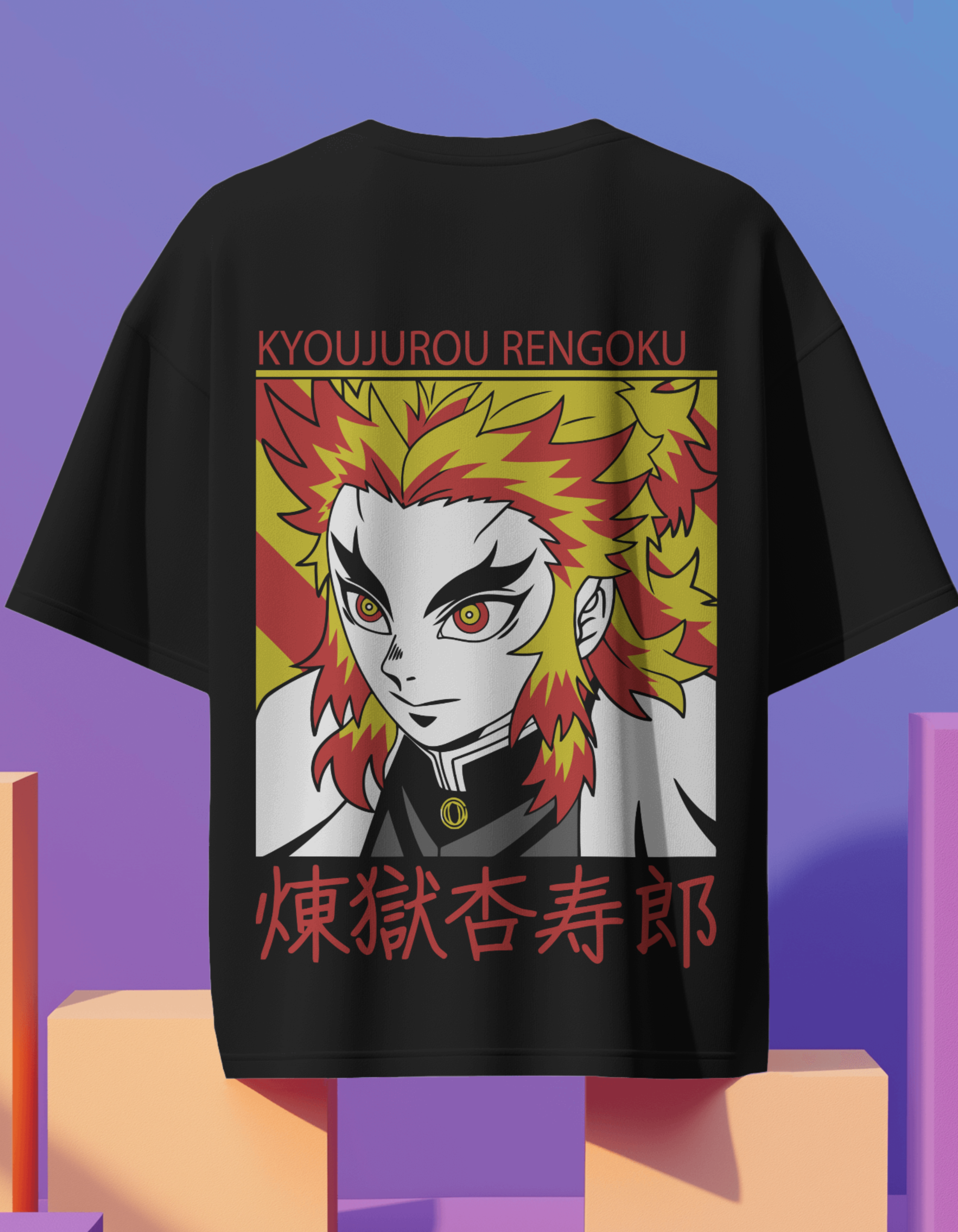 Anime Back Printed Oversized Tees Vol 15