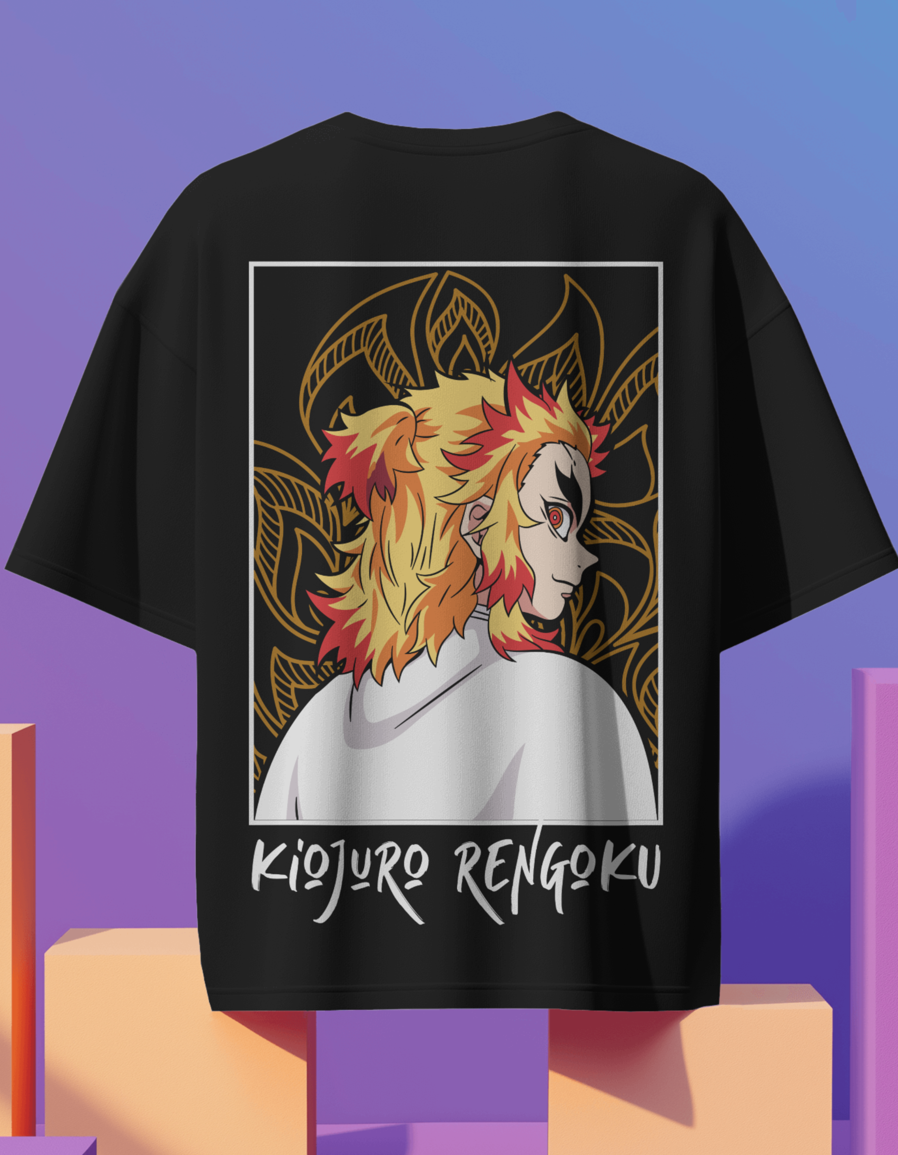 Anime Back Printed Oversized Tees Vol 17