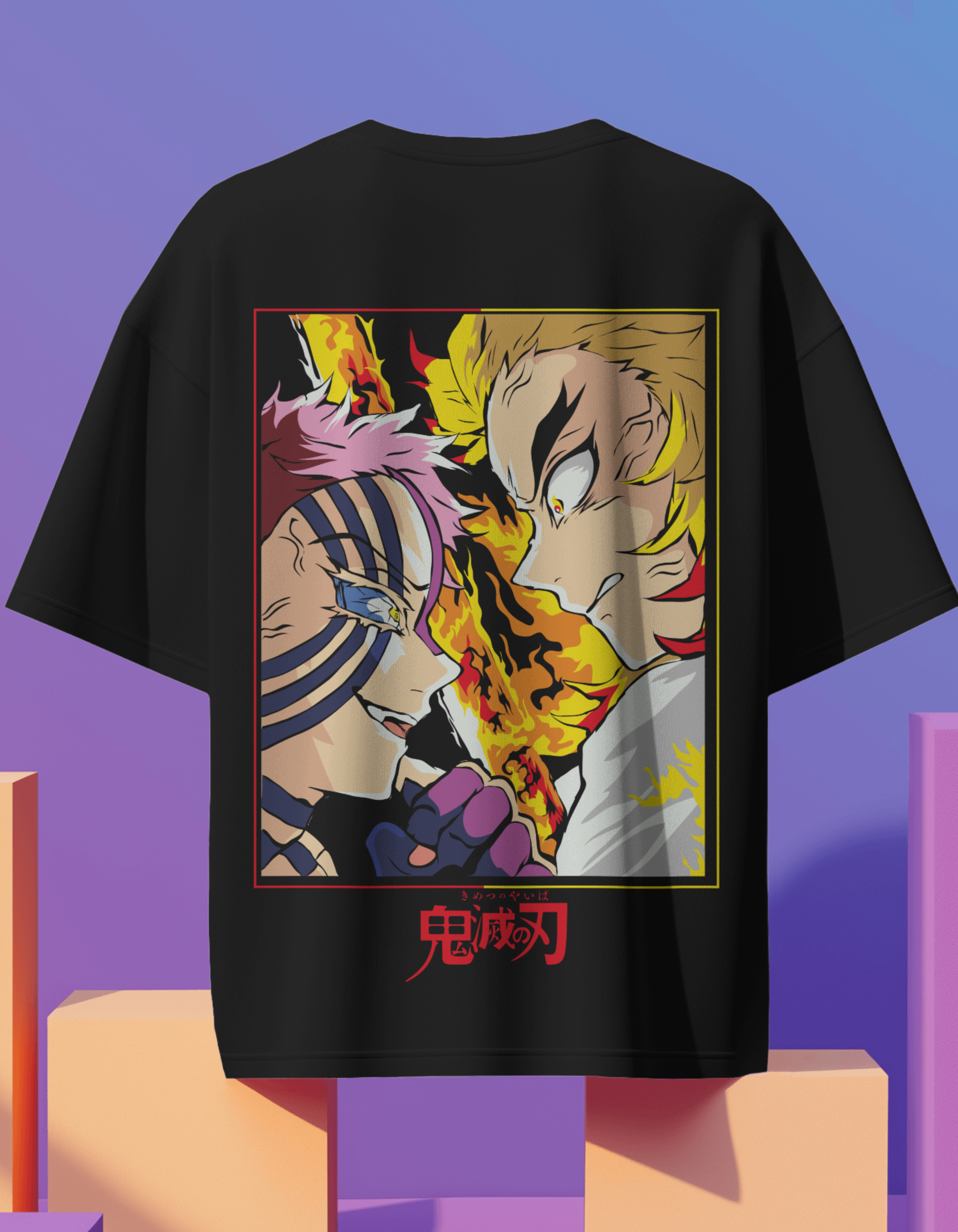 Anime Back Printed Oversized Tees Vol 22