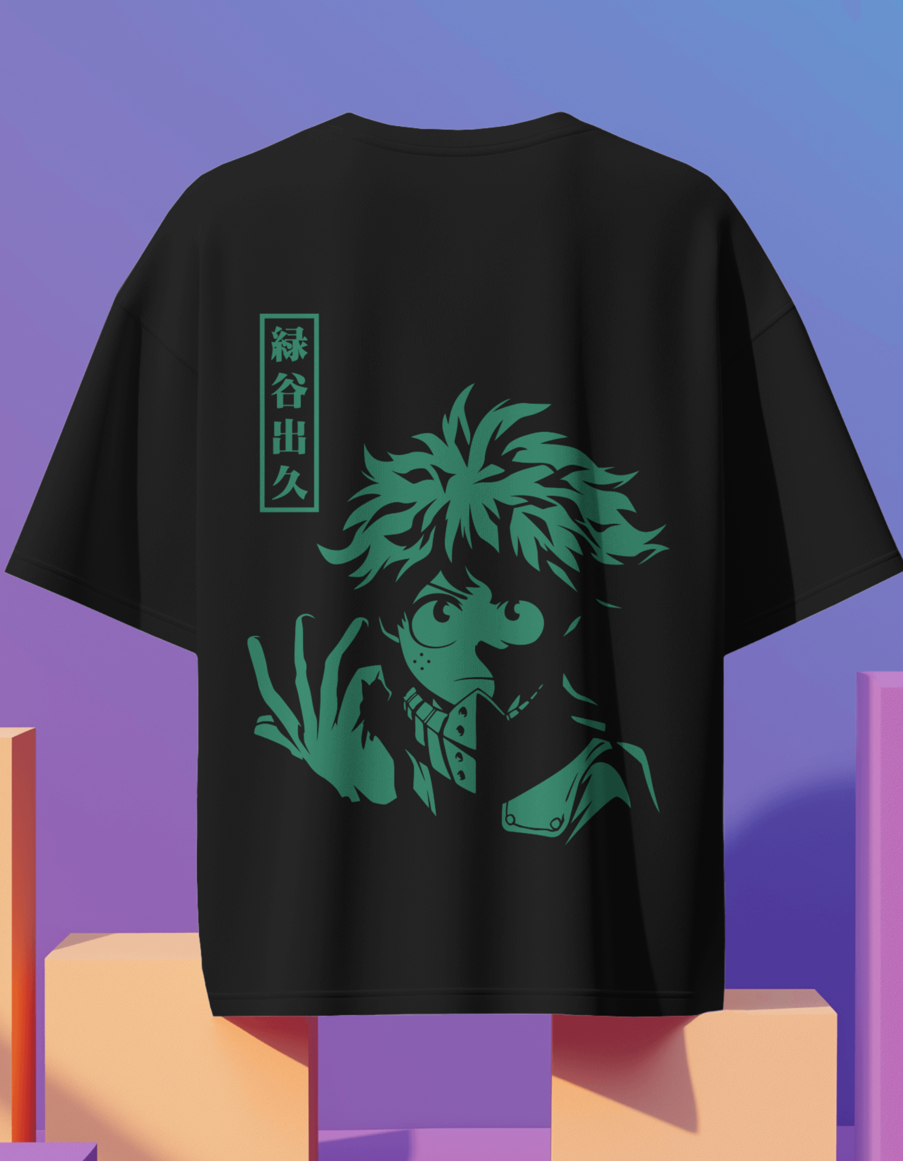 Anime Back Printed Oversized Tees Vol 4