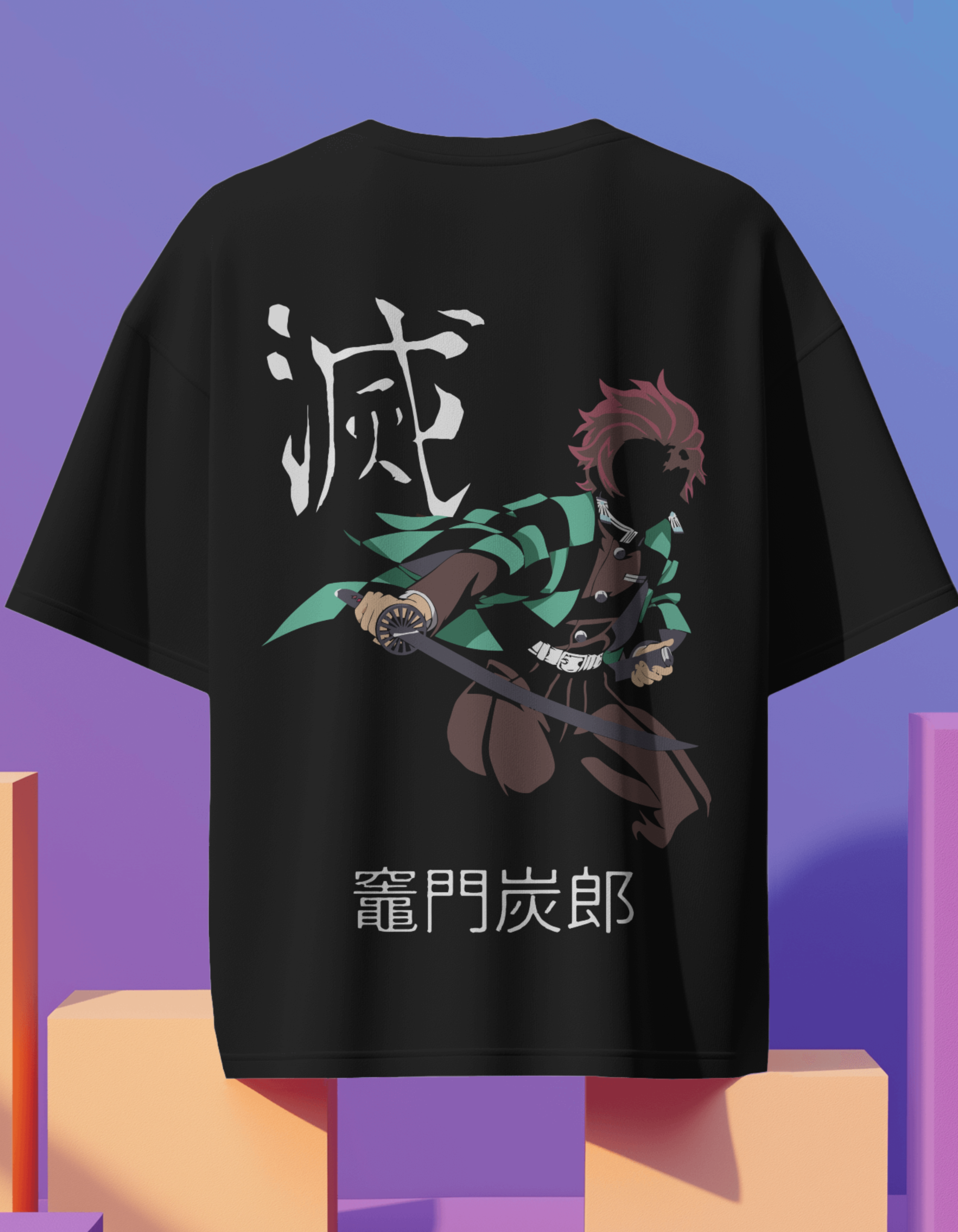 Anime Back Printed Oversized Tees Vol 3