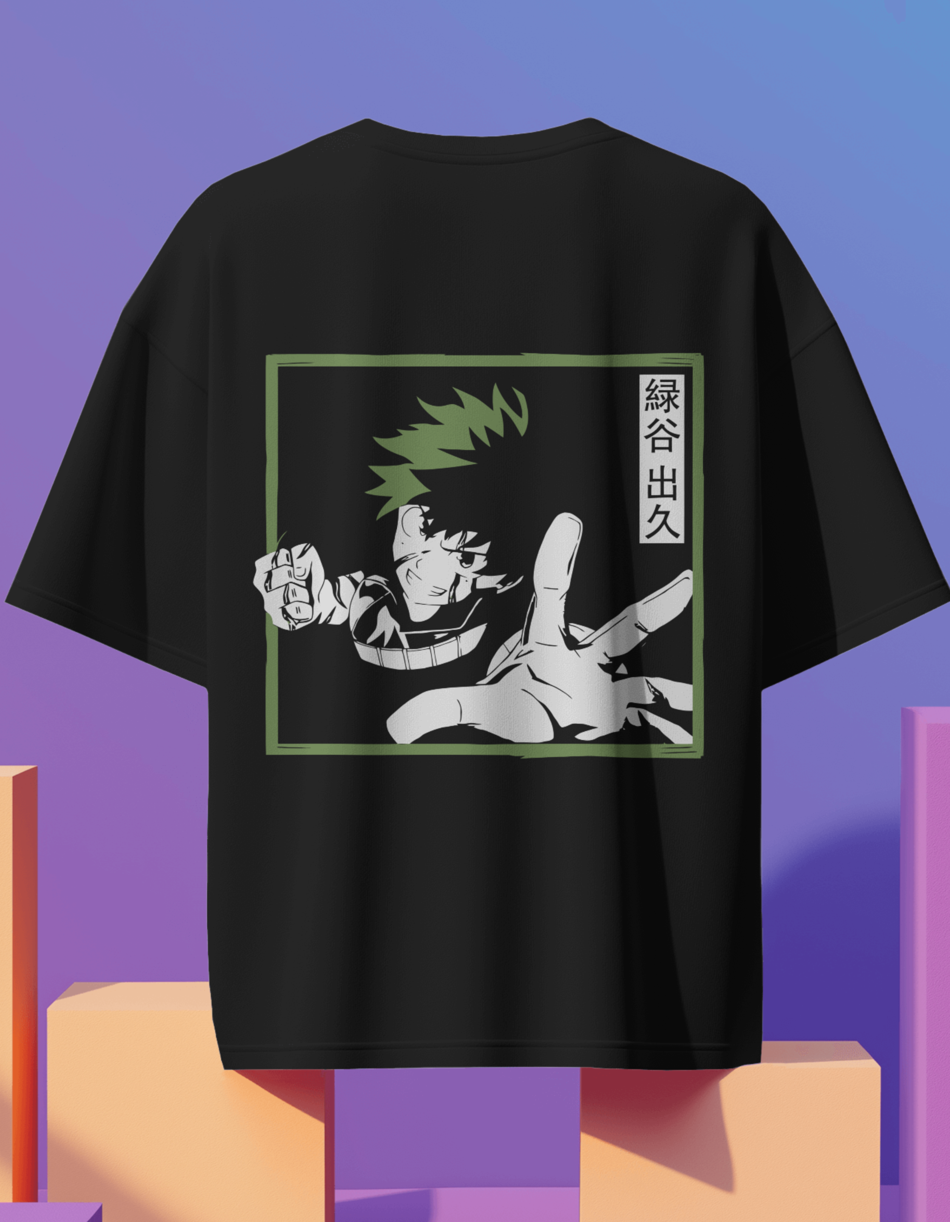 Anime Back Printed Oversized Tees Vol 5