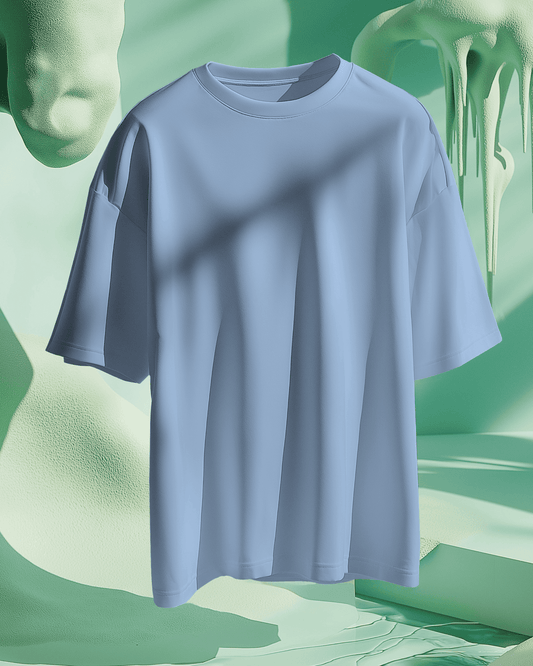 Baby Blue Premium Oversized T-Shirt