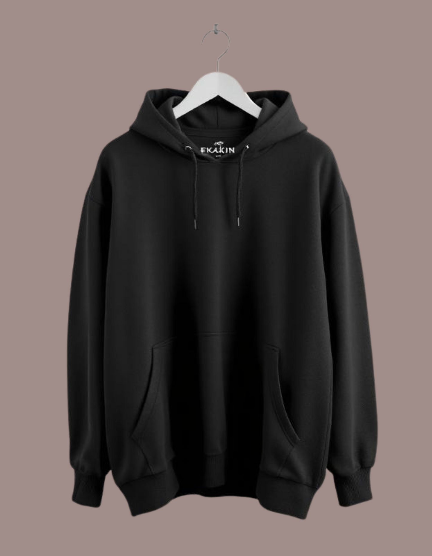 Premium Black Oversized Hoodie