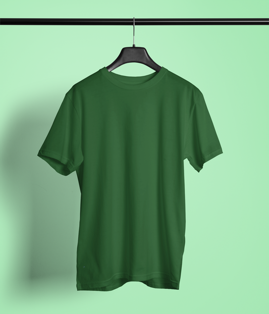 Bottle Green Classic T-Shirt For Her