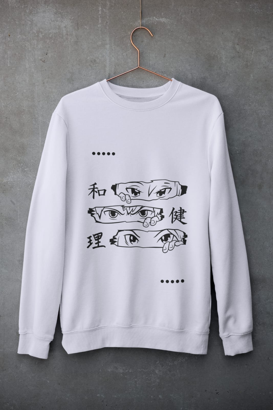 Anime Print Sweatshirt