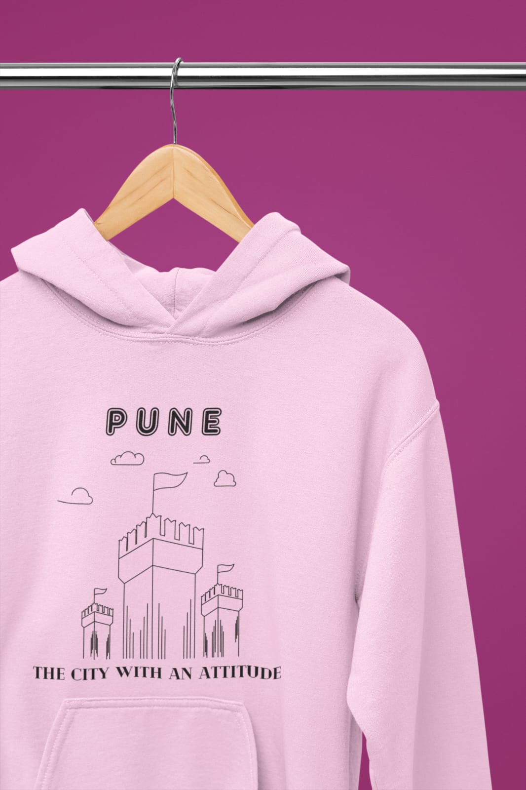 PUNE Printed Hoodie