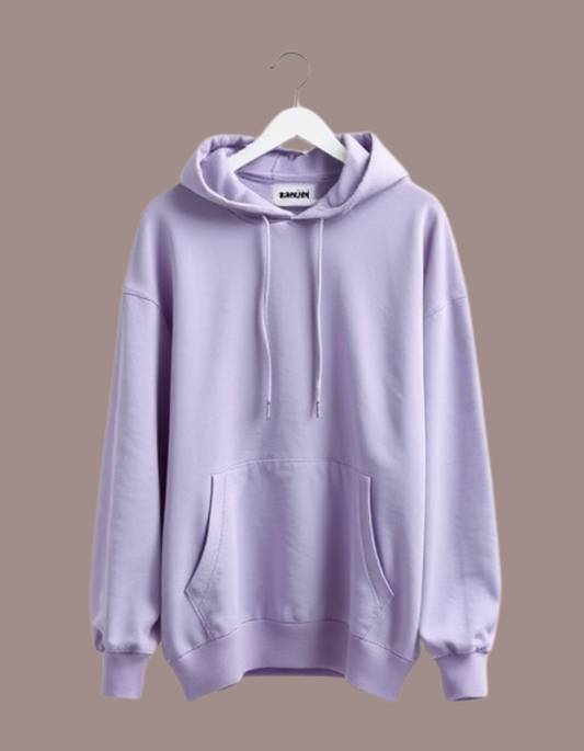 Premium Lavender Oversized Hoodie