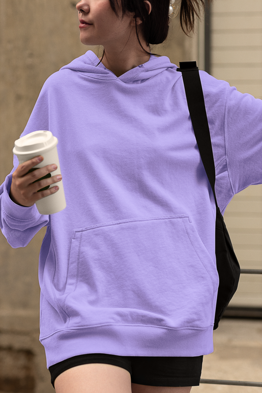 Lavender Oversized Hoodie for Her