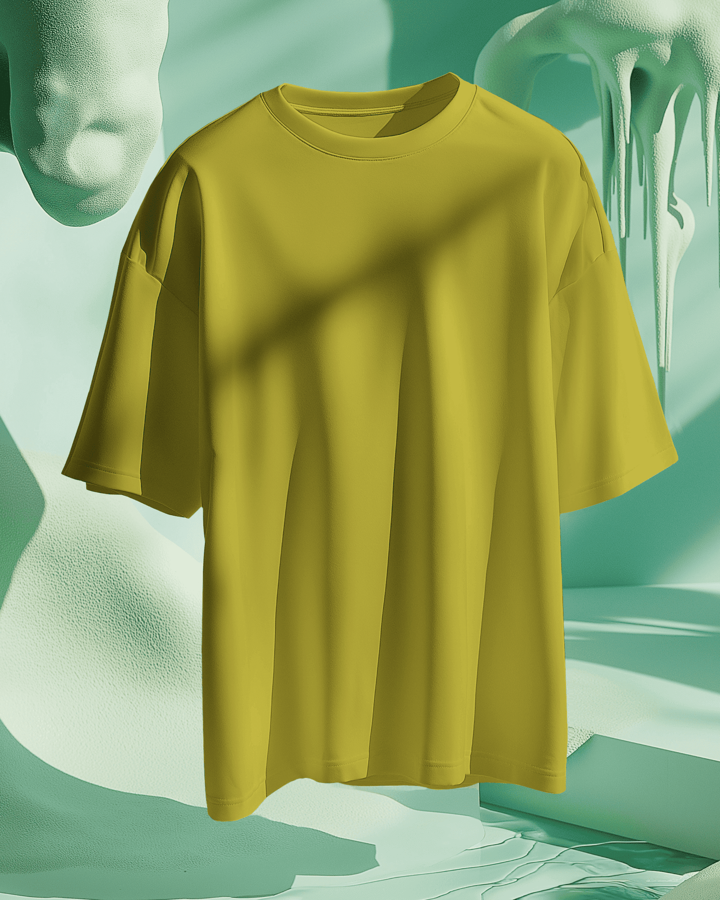 Mustard Yellow Premium Oversized T-Shirt