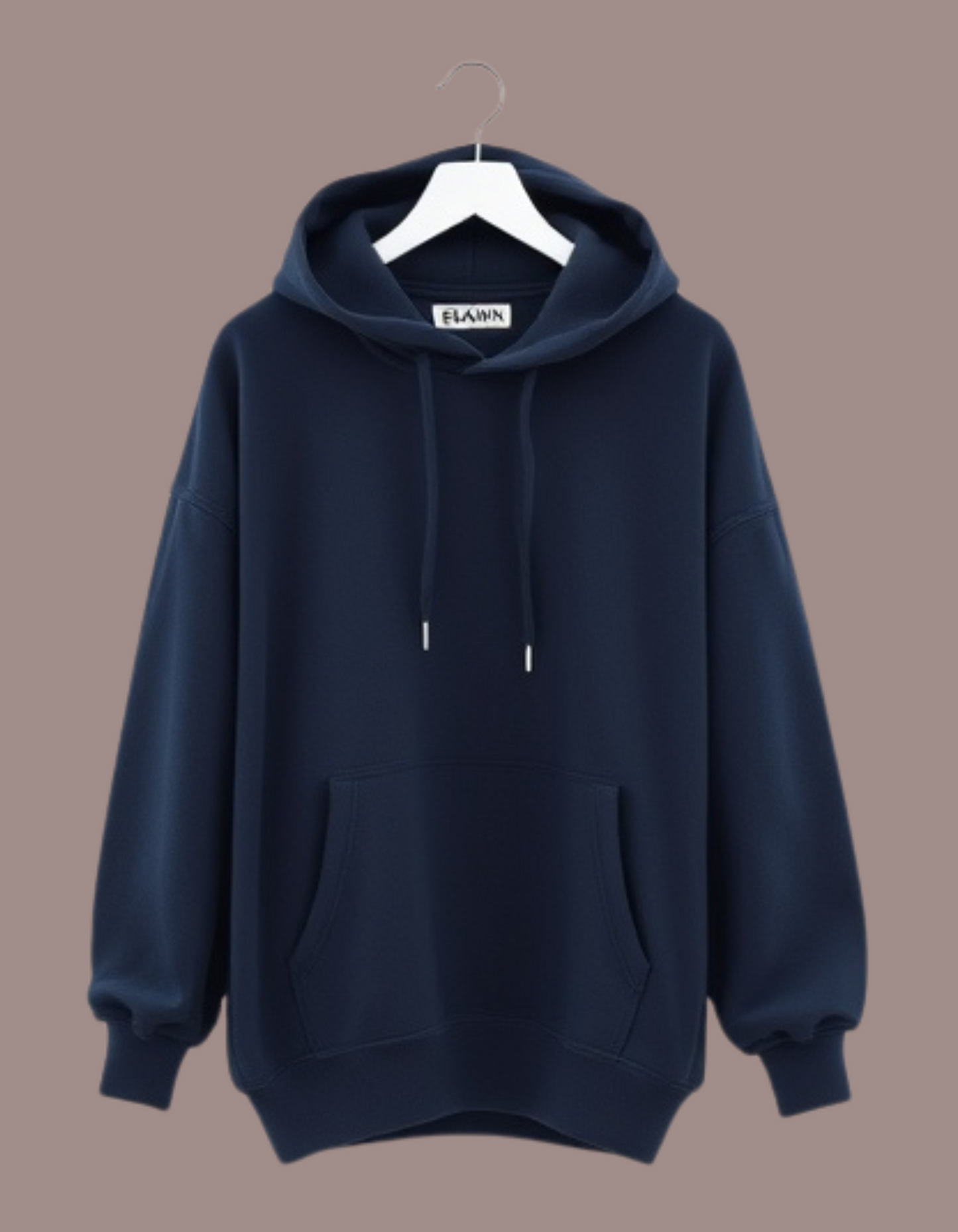 Premium Navy Blue Oversized Hoodie