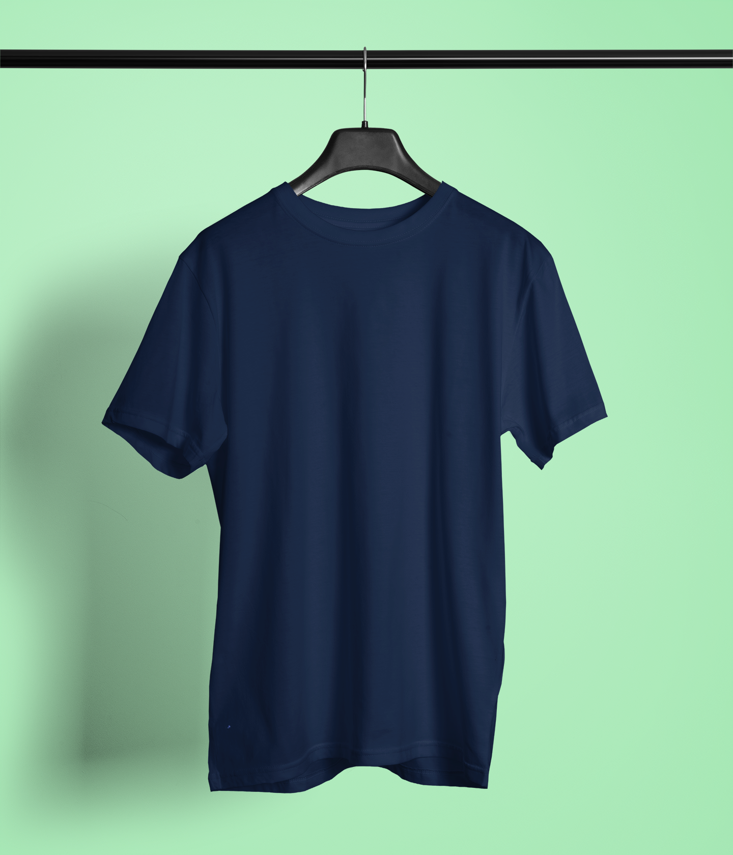 Navy Blue Classic T-Shirt For Her