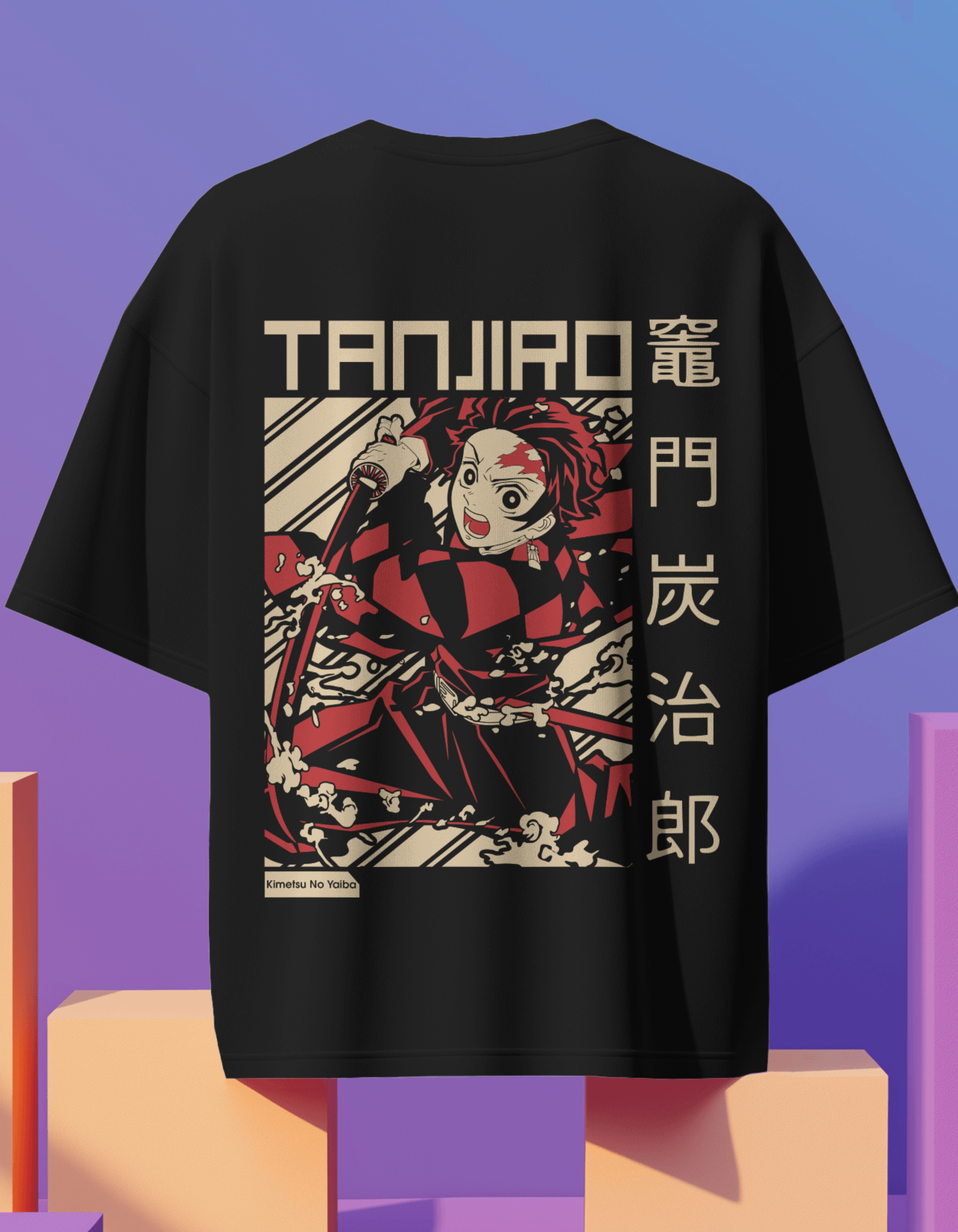 Anime Back Printed Oversized Tees Vol 13