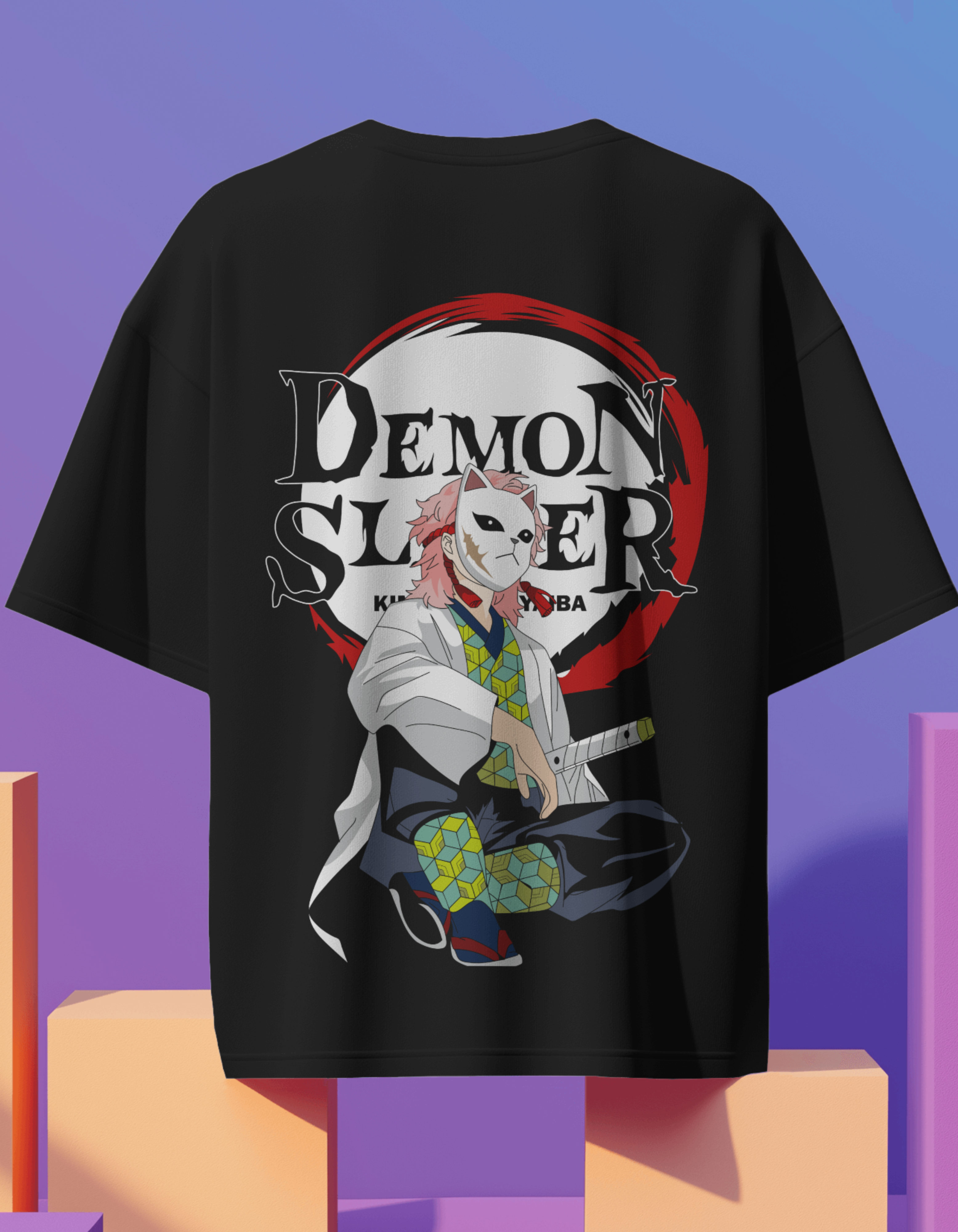 Anime Back Printed Oversized Tees Vol 12