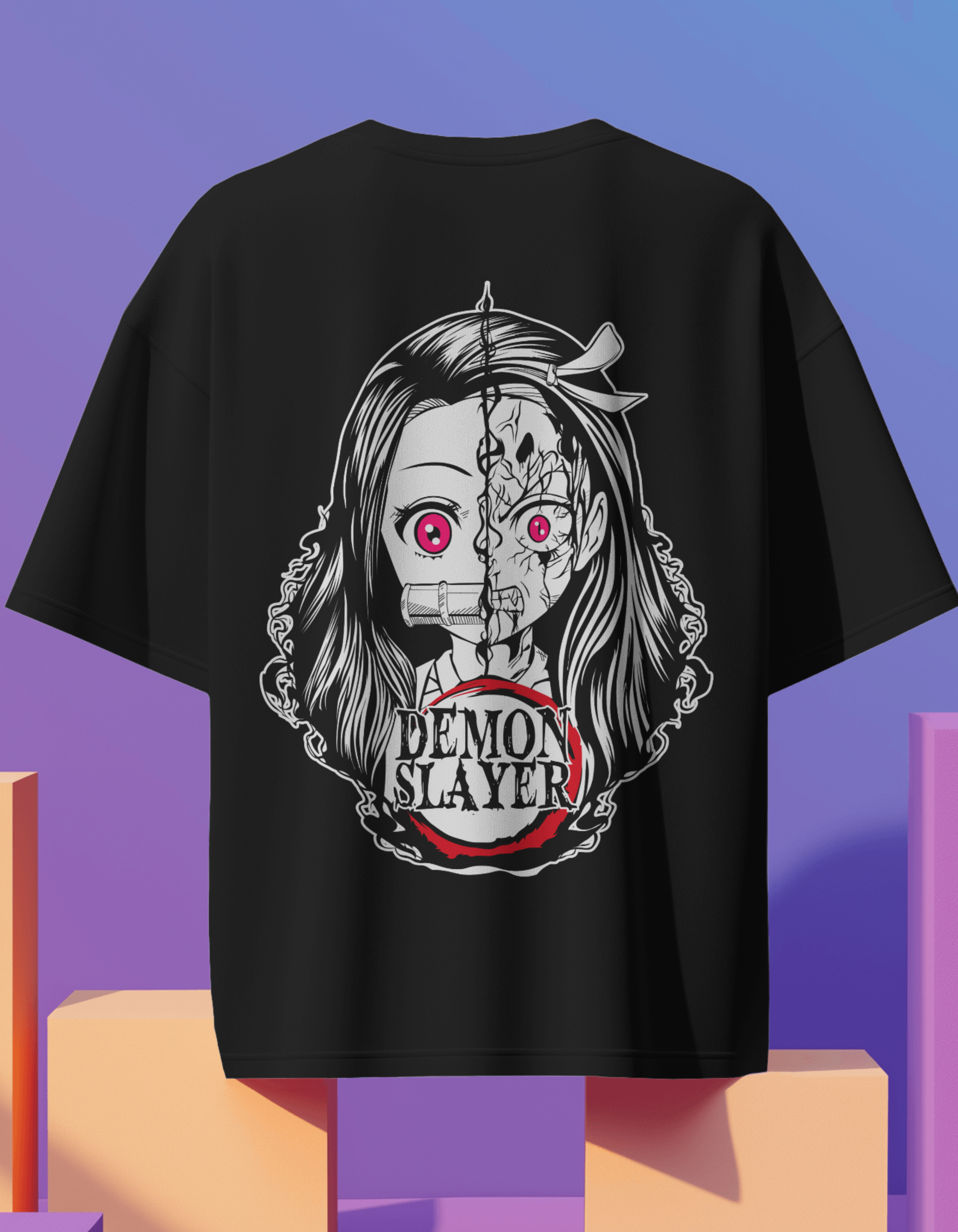 Anime Back Printed Oversized Tees Vol 10