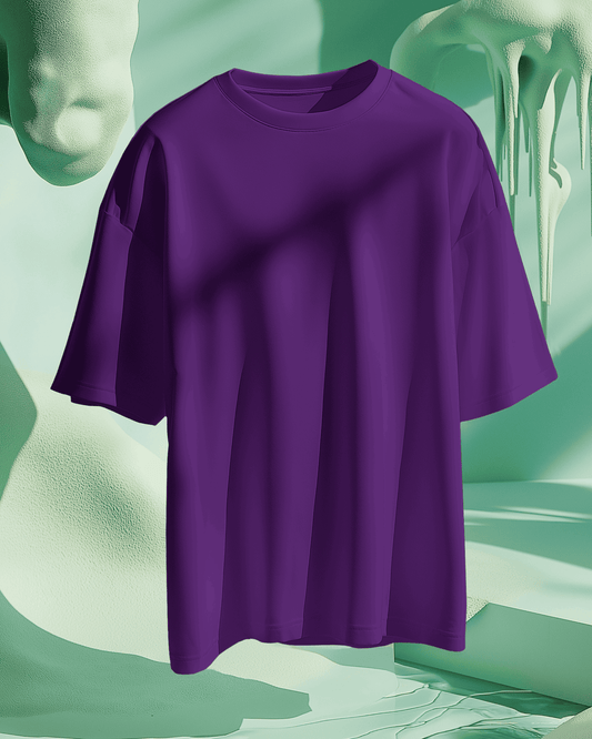 Purple Premium Oversized T-Shirt