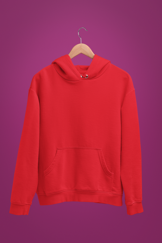 Men Red Hoodie