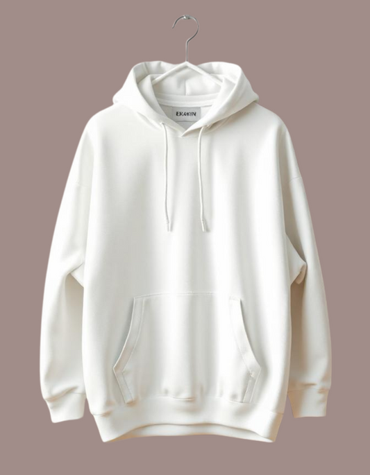 Premium White Oversized Hoodie