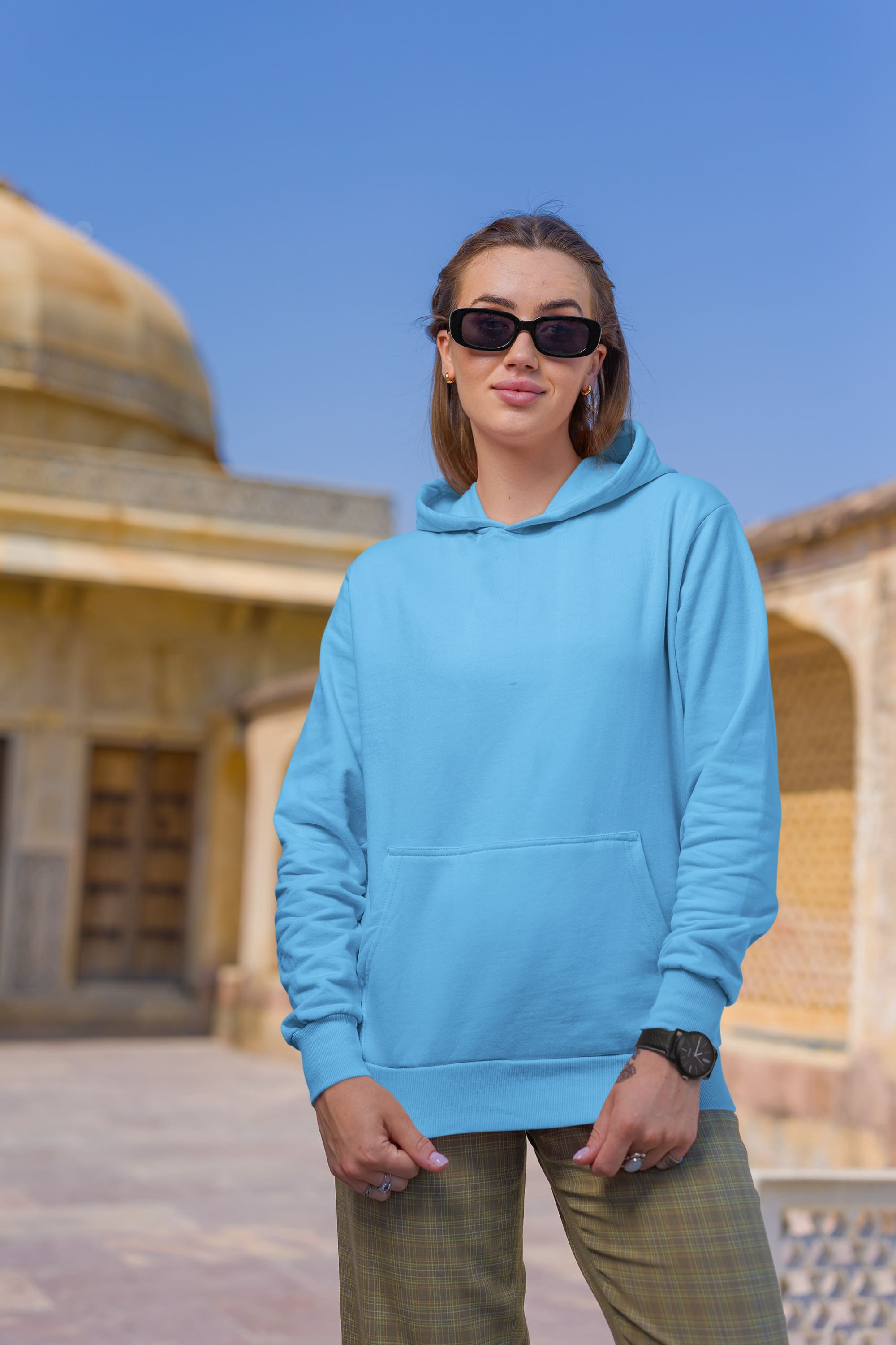 Pale blue hoodie womens hotsell