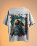 Back Printed Oversized Tees (SPACEMAN)