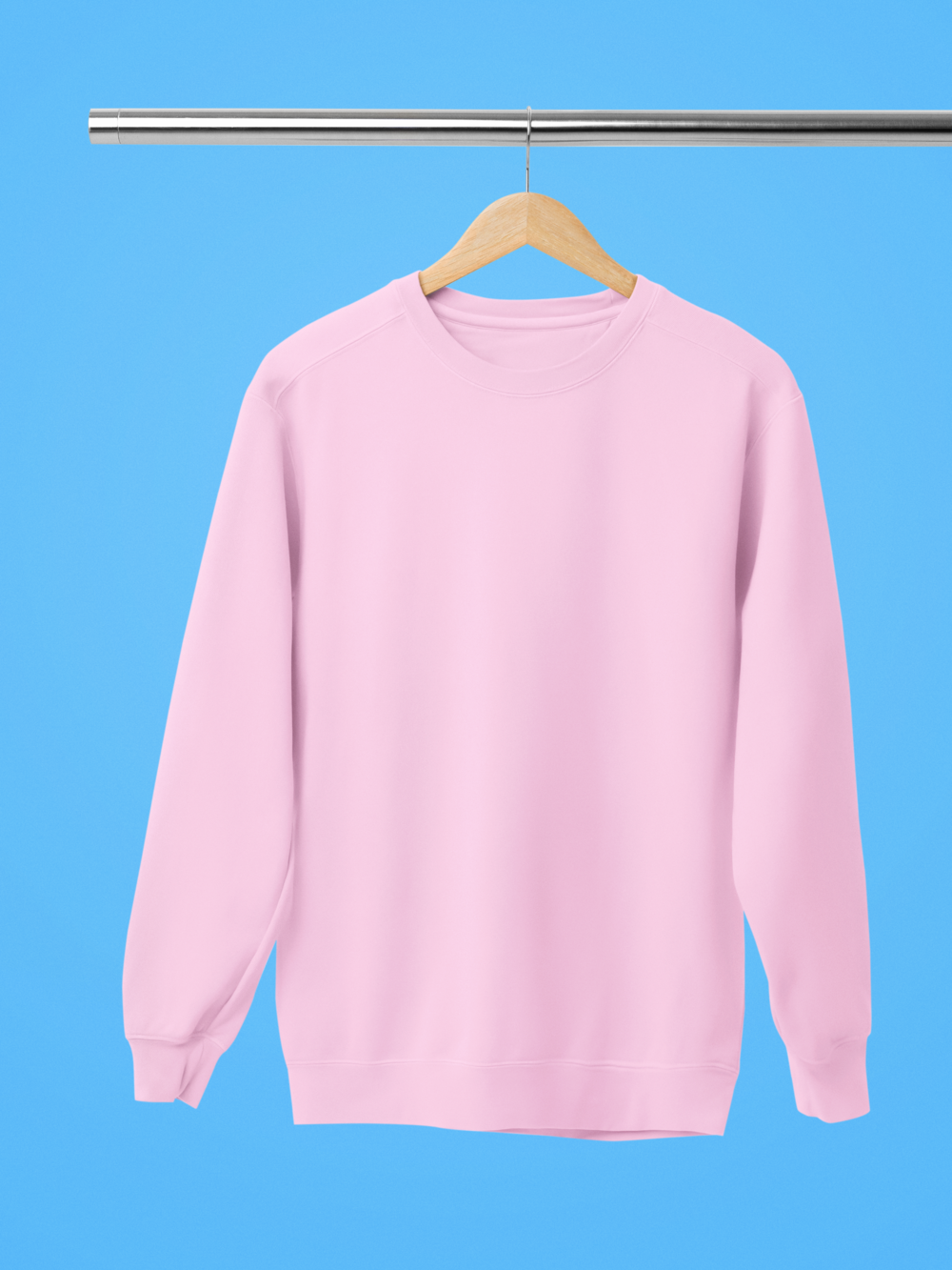 Women Light Baby Pink Sweatshirt