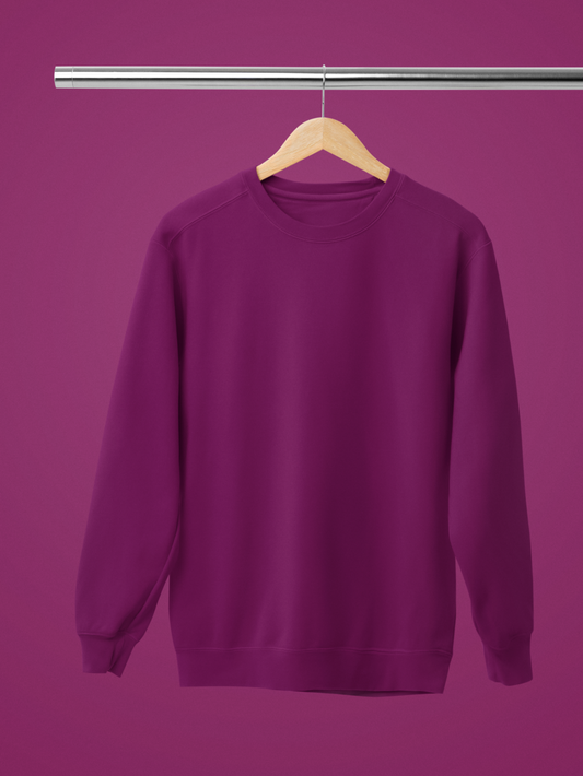 Women Maroon Sweatshirt