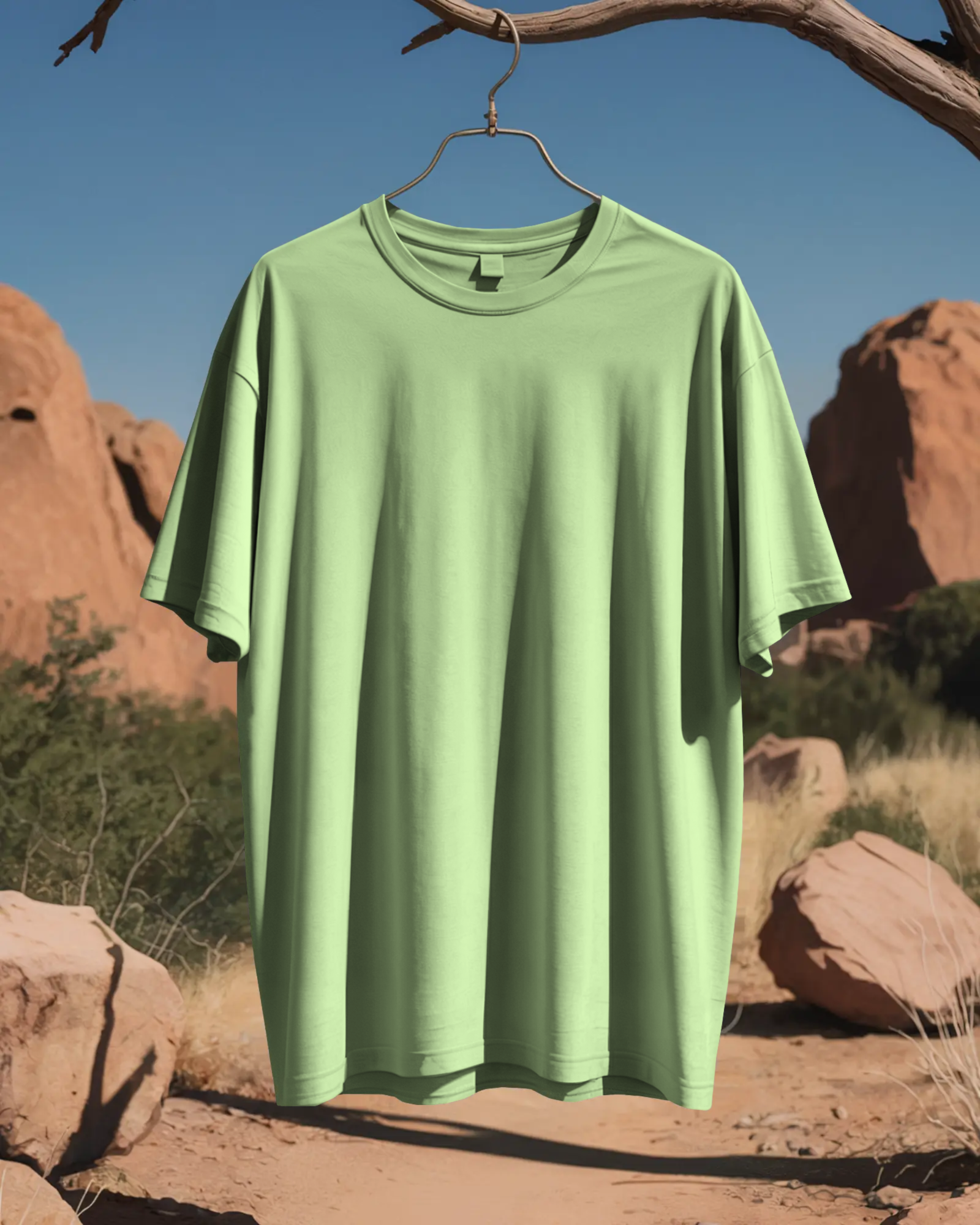 Mint Oversized Classic Tees