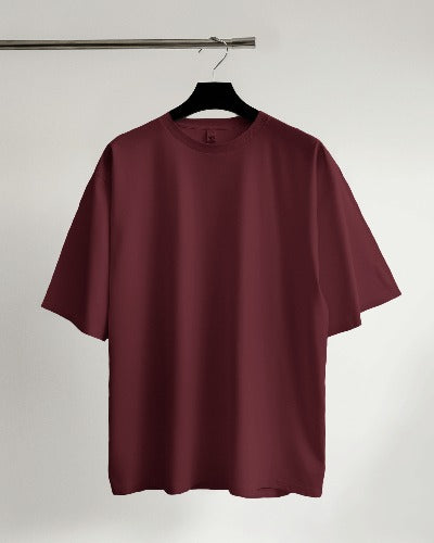 Maroon Unisex Terry T-Shirt