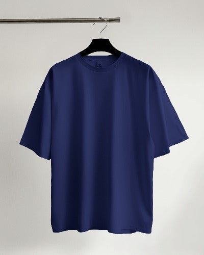 Navy Blue Unisex Terry T-Shirt