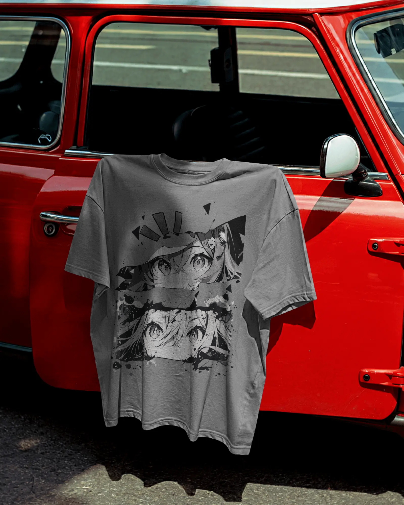 Anime Printed Oversized Classic Tees
