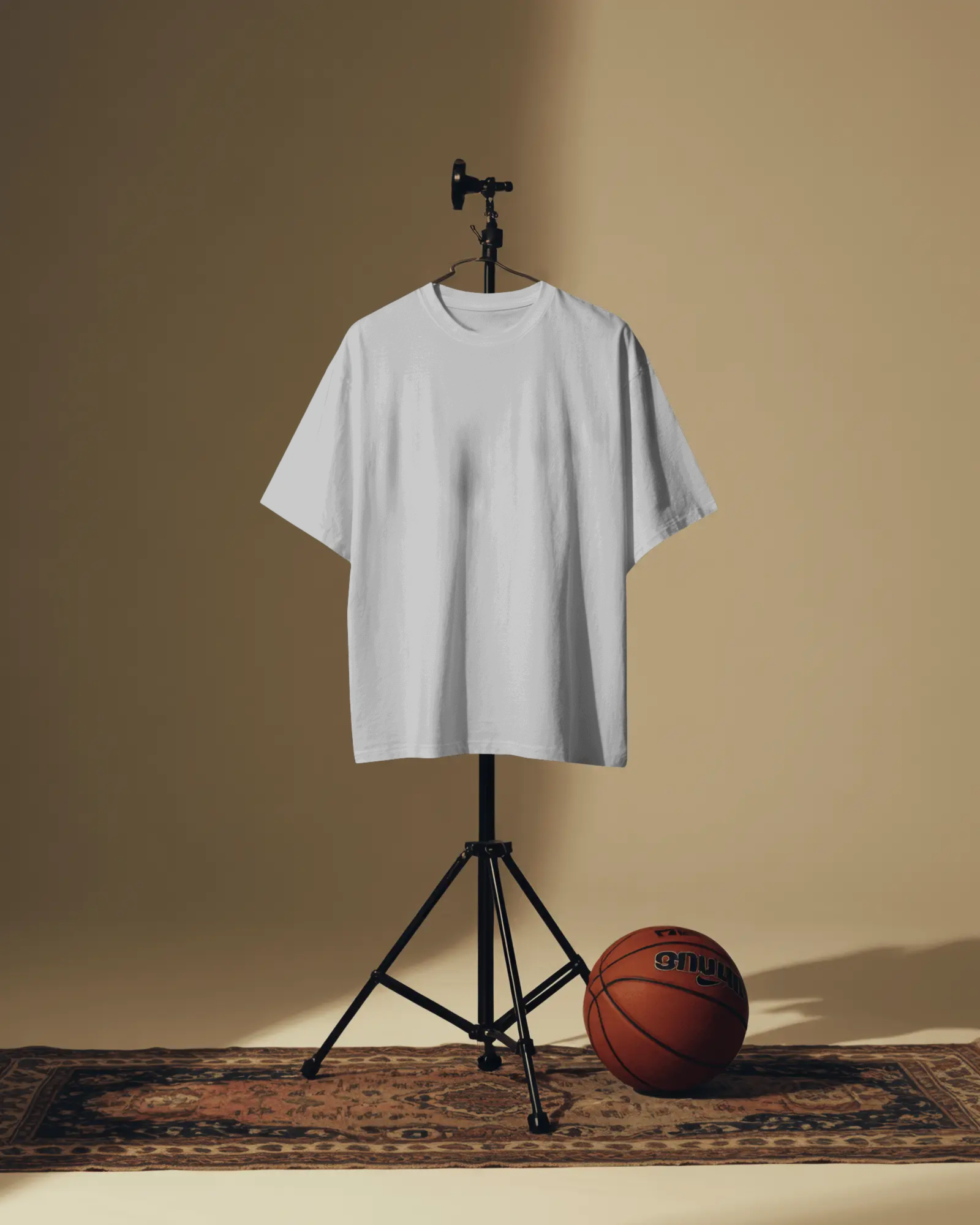 White Oversized Solid Tees