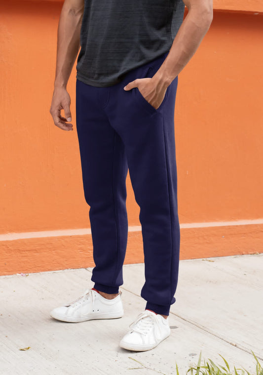 Men's Navy Blue Color Joggers