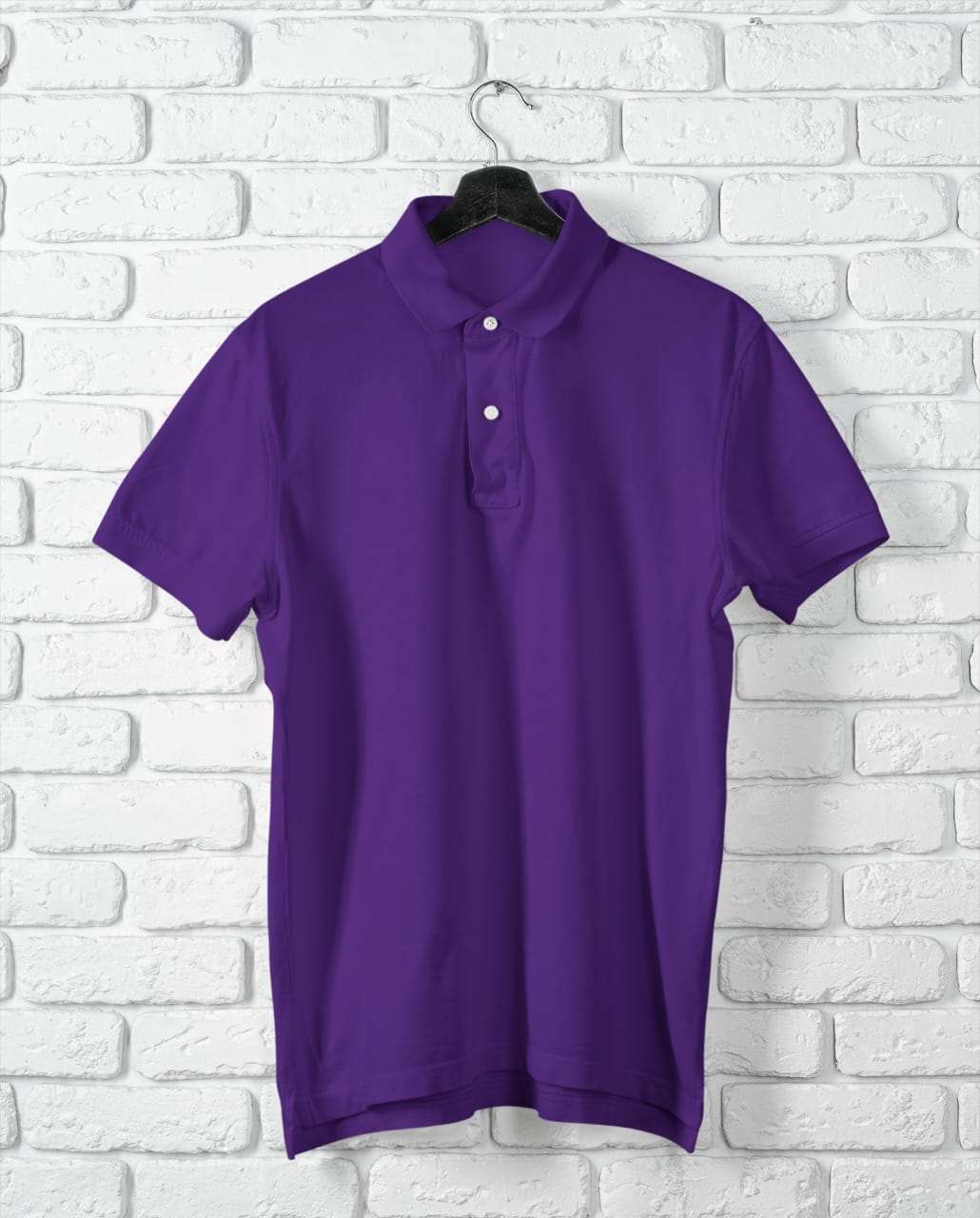 Men's Purple Color POLO Half Sleeves