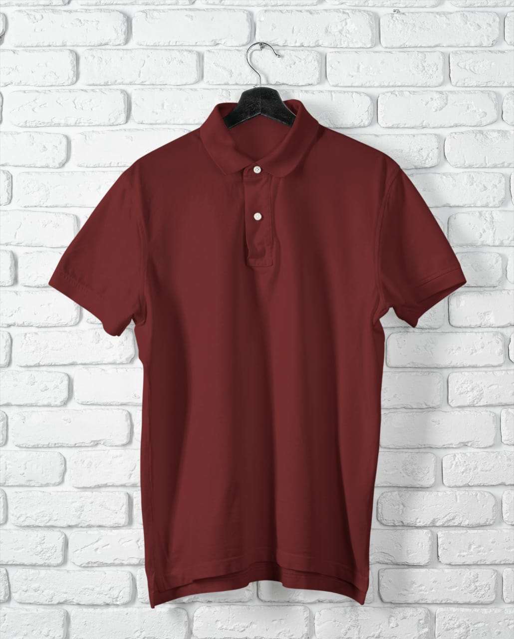 Men's Maroon Color POLO Half Sleeves