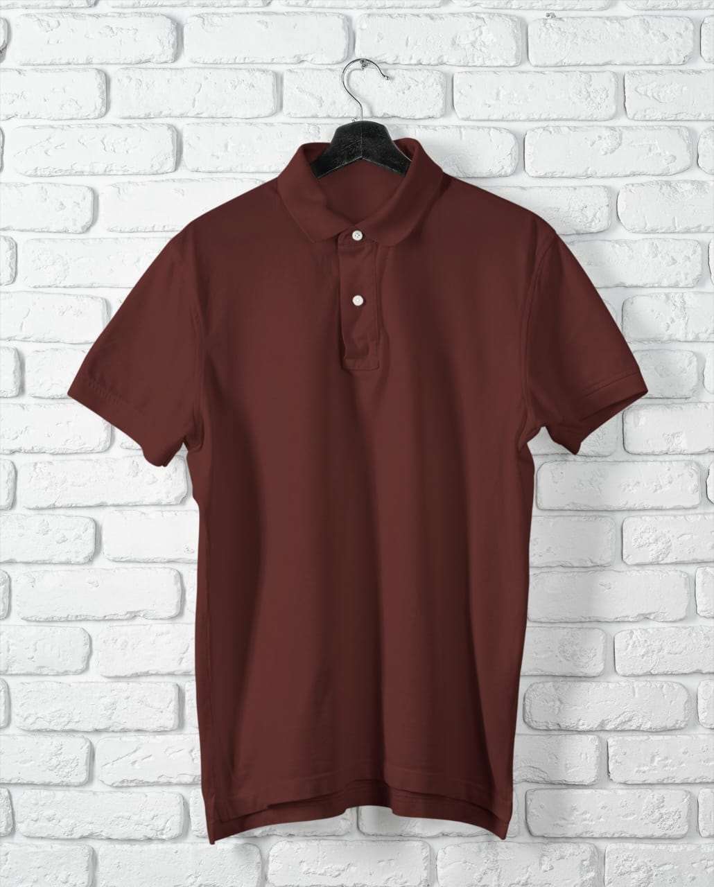 Men's Coffee Brown Color POLO Half Sleeves