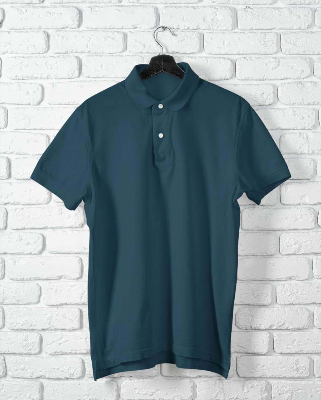 Men's Petrol Blue Color POLO Half Sleeves