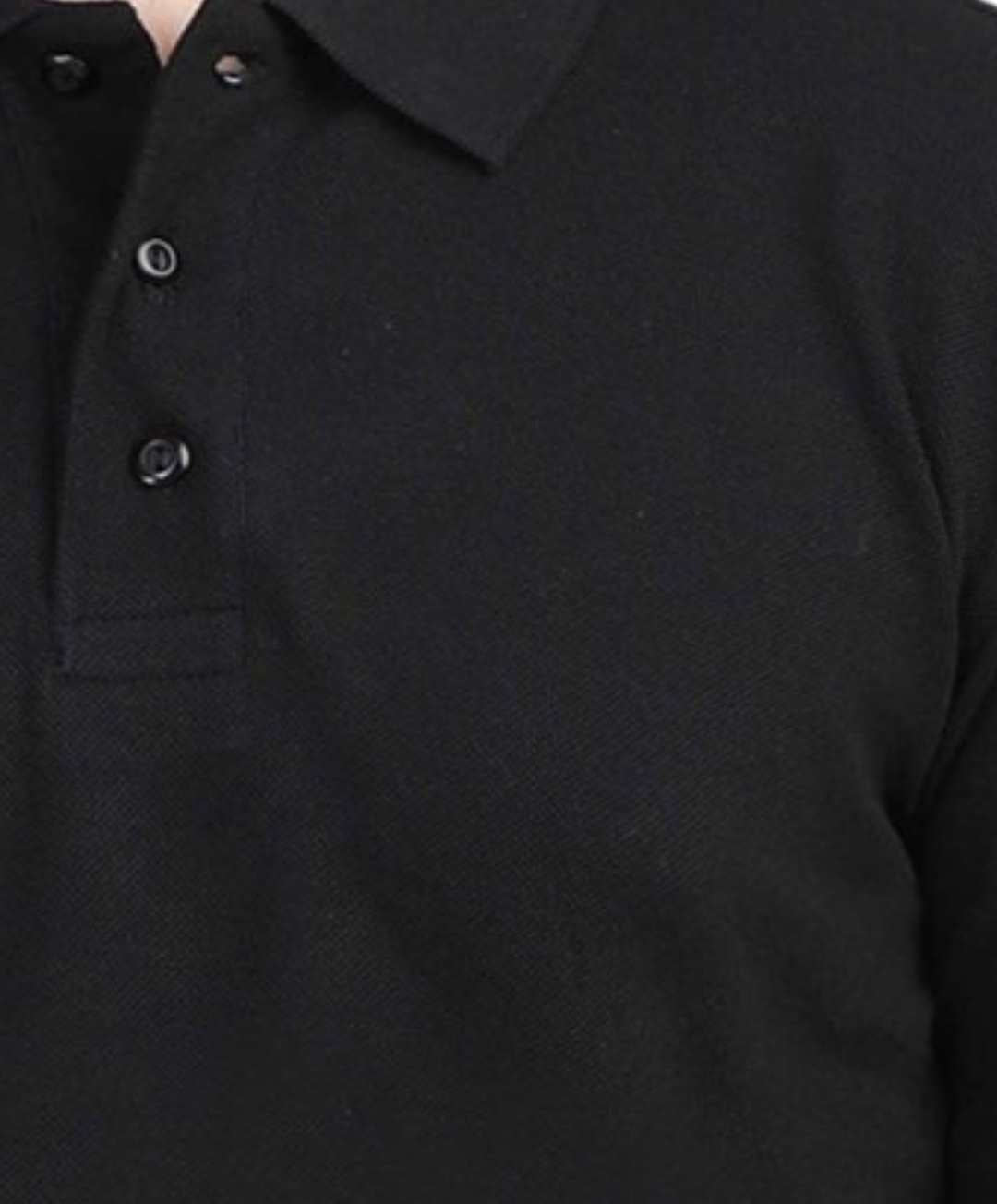 Men's Black Color POLO Half Sleeves